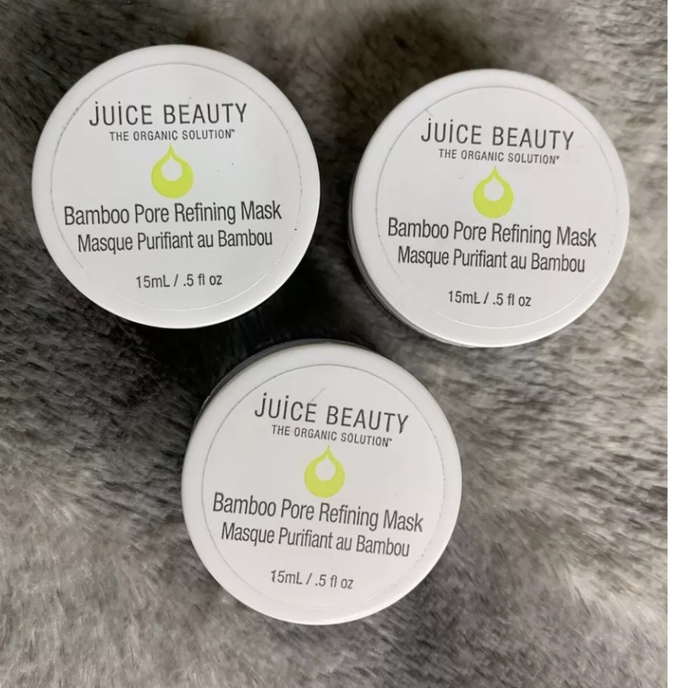 3x Juice Beauty Bamboo Pore Refining Mask .5oz / 15ml Each